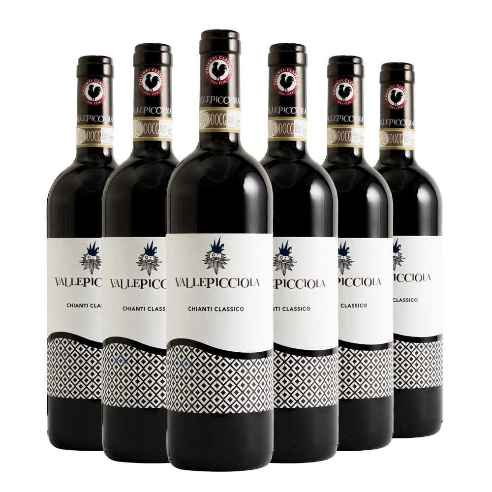 Chianti Classico DOCG Vallepicciola 2022 Box da 6 bottiglie