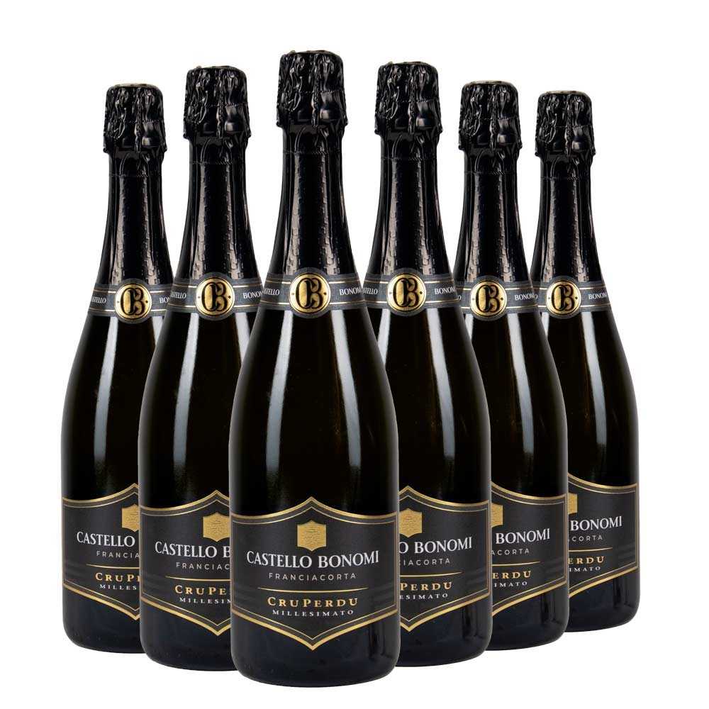 Franciacorta DOCG CruPerdu Brut 2020 Box da 6 bottiglie