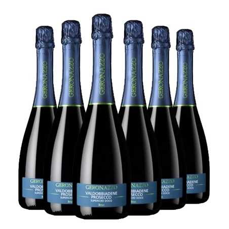Valdobbiadene Prosecco Superiore DOCG Geronazzo Brut Box da 6 bottiglie