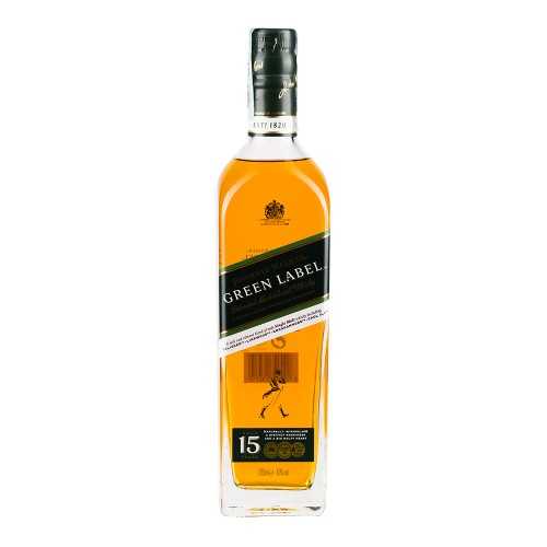 Blended Scotch Whisky Johnnie Walker Green Label 15 Anni con astuccio 70 cl