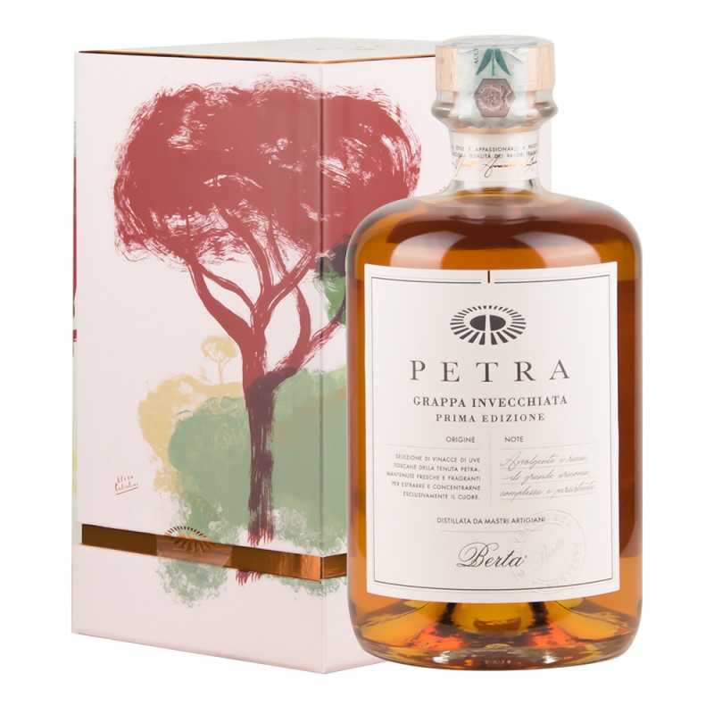 Grappa invecchiata Petra Prima Edizione 70 cl