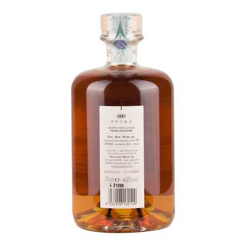 Grappa invecchiata Petra Prima Edizione 70 cl