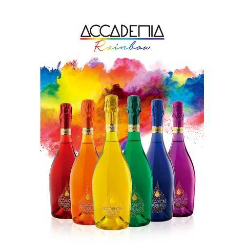 Prosecco Brut Collezione Accademia Rainbow Bottega (Confezione da 6 bottiglie)