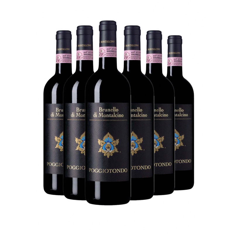 Brunello di Montalcino Poggiotondo 2017 Box da 6 bottiglie