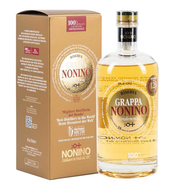 Grappa Vendemmia Riserva 18 mesi Nonino (con astuccio) 70 cl