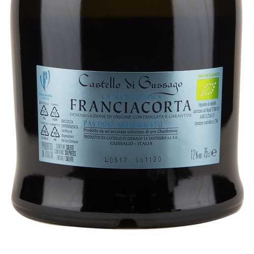 Franciacorta Pas Dosé Animapura 2017 Bio