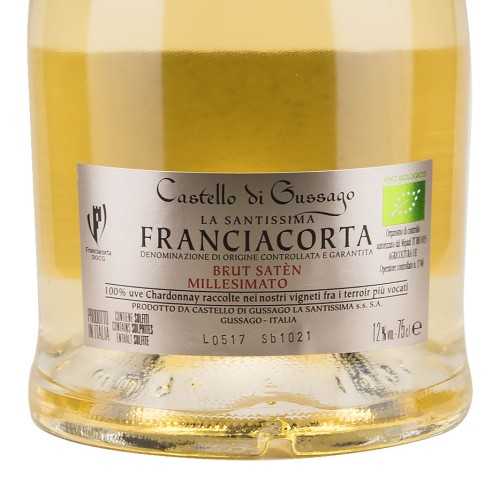 Franciacorta Brut Satèn Club Cuvée 2017 Bio