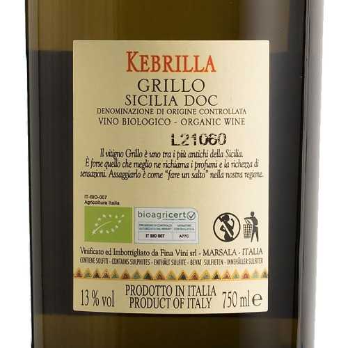 Sicilia Grillo Kebrilla 2022 Bio