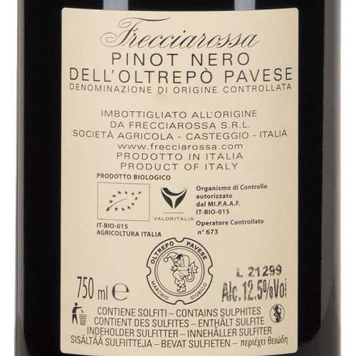 Pinot Nero dell’Oltrepò Pavese Carillo 2020 Bio