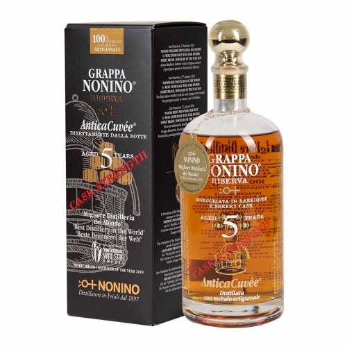 Grappa AnticaCuvée® Riserva Cask Strength Nonino (con astuccio) 70 cl