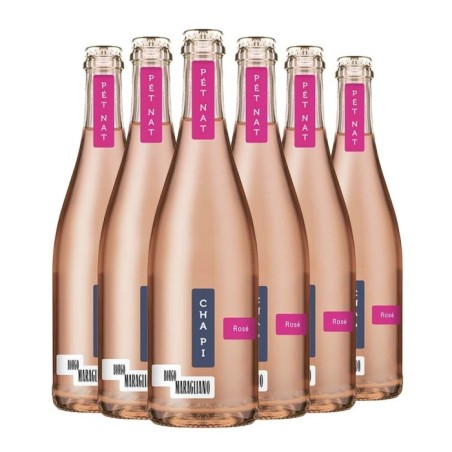 Spumante Cha-Pi Rosè Metodo Ancestrale Box da 6 bottiglie