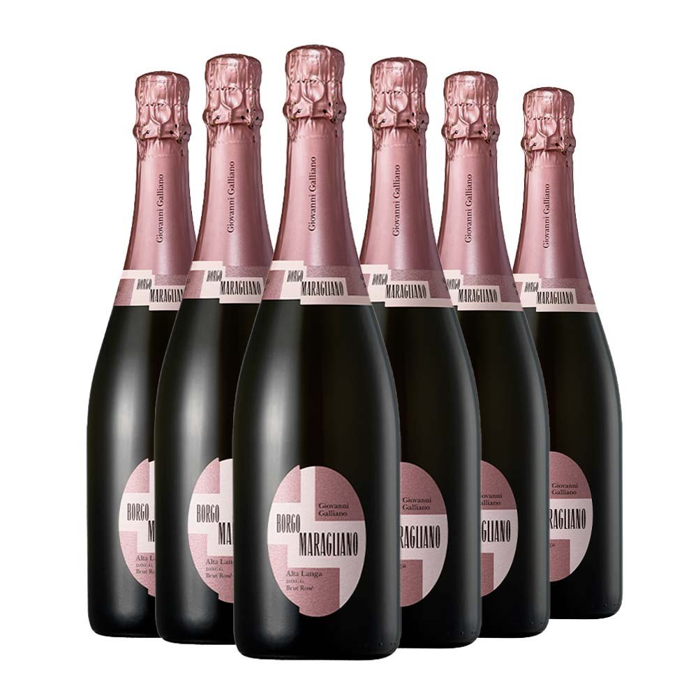 Giovanni Galliano DOCG Brut Rosè 2020 Box da 6 bottiglie