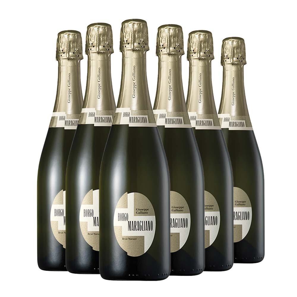 Giuseppe Galliano Spumante Brut Nature 2018 Box da 6 bottiglie